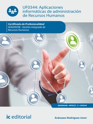cover image of Aplicaciones informáticas de administración de Recursos Humanos. ADGD0208